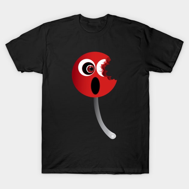 Red Sucker T-Shirt by adamzworld